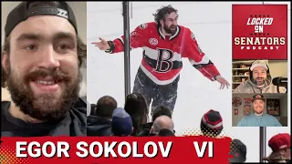 Egor Sokolov On His WWE Style Celebration After Clinching A Belleville Sens Calder Cup Playoff Berth