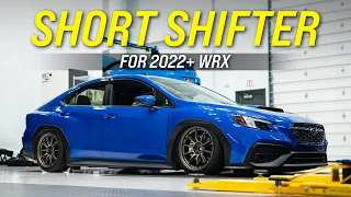 Short Throw Shifter Install on 2022 Subaru WRX