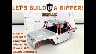 SCX24 MEUS ALUMINUM RIPPER BUILD: FURITEK, MOFO, MAZZ, TREAL, LGRP,  DJ CRAWLER, J CONCEPTS  & MORE