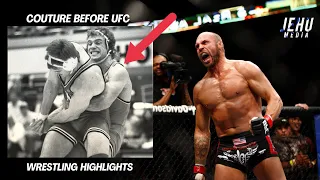 Randy Couture Before the MMA (WRESTLING HIGHLIGHTS)