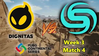 DIGNITAS vs SONIQS - PUBG CONTINENTAL SERIES 5 - Week 3 - Match 4