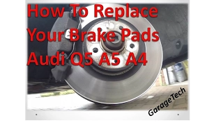 How to replace your brake pads Audi Q5 A4 A5 2008 - 2016