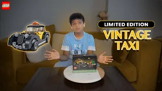 LEGO Vintage Taxi Set 40532 Unboxing and Review - Limited Edition Gift!