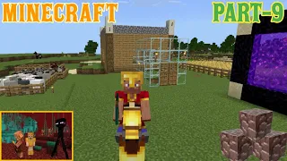 Horse taming and finding netherites/Minecraft part 9 in tamil/on vtg!