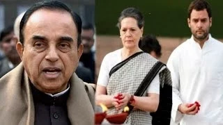 The Newshour  Debate: Subramanian Swamy Vs Gandhis - Full Debate (26th June 2014)