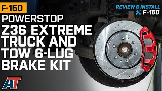 2012-2018 F-150 PowerStop Z36 Extreme Truck and Tow 6-Lug Brake Rotor Review & Install