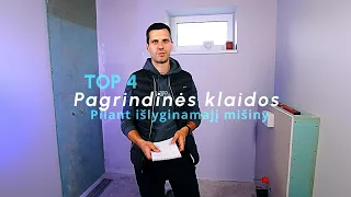 TOP4 Klaidos pilant išlyginamajį mišinį