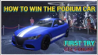 *NEW* HOW TO WIN THE PODIUM CAR EVERY TIME- JOYSTICK CAM & TIMER | *NEW METHOD* GTA 5 ONLINE