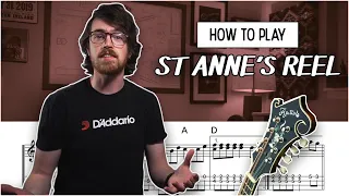 How to Play "St. Anne's Reel" /// Mandolin Lesson (Intermediate)