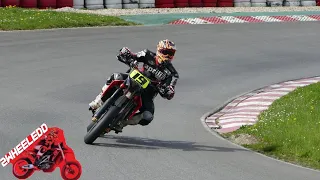 Aprilia SXV supermoto on Spa kart | Short Session Gopro onboard