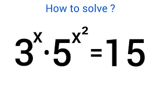 A Nice Olympiad Exponential Equation • X=?