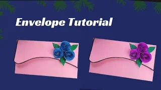 Easy Paper Envelope Tutorial Making At Home || Making Handmade Ideas