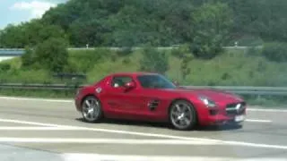 Mercedes SLS AMG driveby