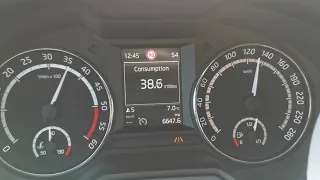 Skoda Octavia 3 RS 2.0 tdi DSG 20 180km/h acceleration