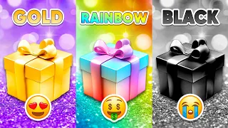 Choose Your Gift...! Gold, Rainbow or Black ⭐️🌈🖤 How Lucky Are You? 😱 Quiz Shiba