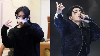 Jungkook "Dreamers" performance At Rehearsal Vs Stage