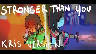 Stronger than you kris version [deltarune animation ]
