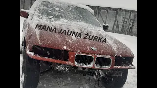 Mana pirmā mašīna bmw e36.