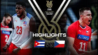 🇨🇺 CUB vs. 🇨🇿 CZE - Highlights | Men's OQT 2023