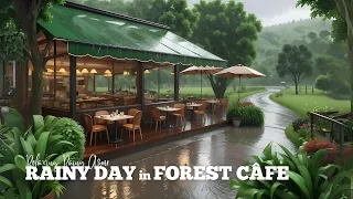 ☔🎶Rainy Day Cafe ASMR: Serene Guitar Music with Background Rain Sounds for Work and Study ☔🎶