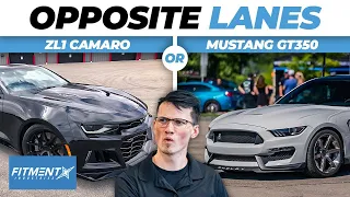 Camaro ZL1 VS Mustang GT350  - Will The Rivalry Ever End?  | Opposite Lanes