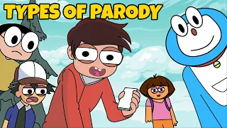 Anime and Cartoon || Types of Parody || Hindi By NO FALL.