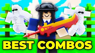 The BEST ANIMATION COMBOS in Roblox Bedwars...