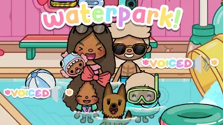 Family Trip To The *WATERPARK!* 🐳 || voiced 🔊 || Toca Life World Roleplay 🌎