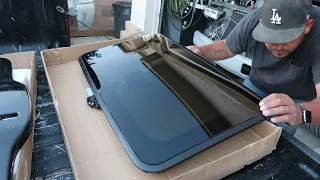 Customer brought his own sunroof for me to install !!!
