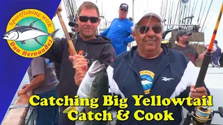 Catching Big Yellowtail at Catalina Island