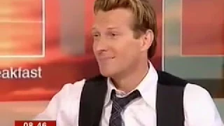 Magnus Scheving at the Breakfast News