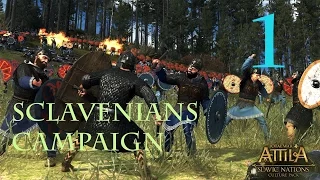 Total War: ATTILA – Slavic Nations - Sclavenians campaign - part 1- defend the homeland