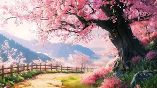 Spring Melody 🌸 Beautiful Spring Relaxing Music, Relaxing Piano Music, Peach Blossom