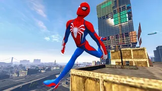 GTAV Spiderman Vs Superman Jump Funny and Cool Moments Ep8 #gta5 #spiderman