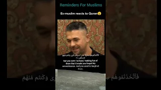 Ex-Muslim Reacts To Quran Recitation! #lookathisface #turnbacktoallah