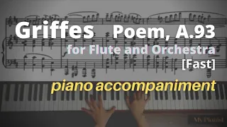 Griffes - Poem for Flute and Orchestra: Piano Accompaniment [Fast]