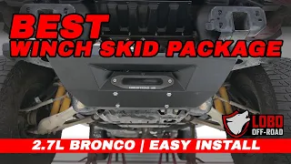 LOBO OFFROAD | FORD BRONCO | HNT Hidden Winch SKID 2.7  INSTALL