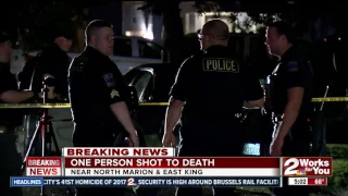 Tulsa Police investigate homicide near North Marion