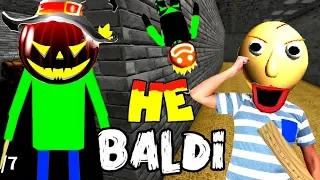 SCHOOL Baldi Halloween UPDATE! BALDI in real LIFE WHERE did the DAUGHTER? Roblox secret room