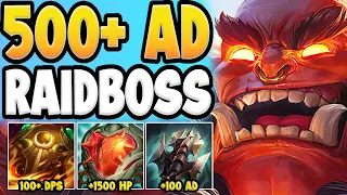 Top Lane's HIGHEST DAMAGE Champ Is Actually A Tank?! This 500 AD Raidboss Mundo Can't Be Stopped!