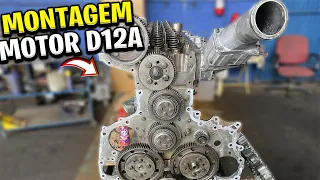 OIA A MONTAGEM DO MOTOR VOLVO D12A PARTE 2