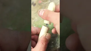 Carving a basic  Pikie style Fishing Lure