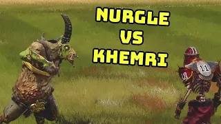 BLOOD BOWL SEASON: 11 - Week 2: Nurgle vs Khemri