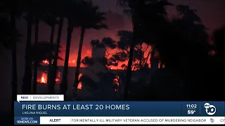 Fire in Laguna Niguel burns at least 20 homes