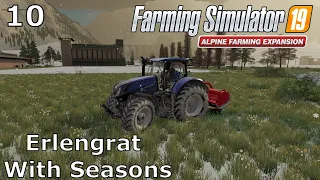 Sawing trees & Plowing snow ! l Timelapse l FS19 Erlengrat with Seasons #10