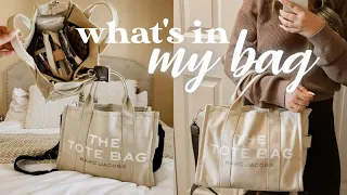 what's in my bag? | marc jacobs small tote bag