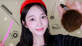 ASMR(Sub✔) 오해하지말고 들어^^ 니 얼굴 솔직히... | 재수없는 친구가 해주는 메이크업, 머리 빗어주기 | 친구가 소개한 느그 사진관 Sassy B*tchy Makeup