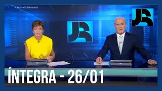 Assista à íntegra do Jornal da Record | 26/01/2022
