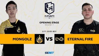 MONGOLZ vs ETERNAL FIRE - PGL Major 2024 - Opening Stage - Day 1 - MN cast