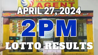 2PM PCSO  LOTTO RESULTS TODAY! - April 27, 2024